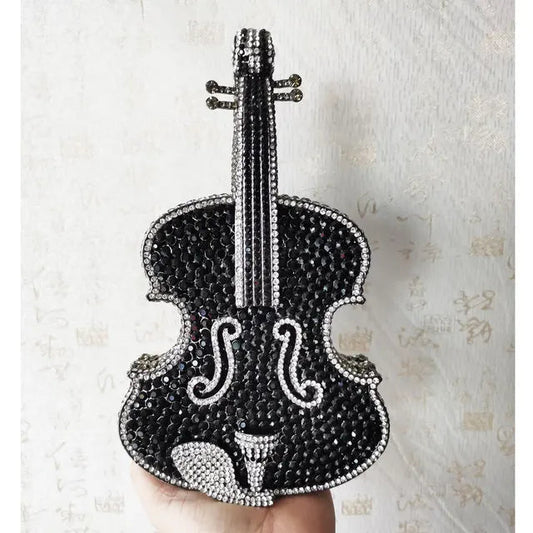 Crystal Violin Novelty Bag - Uniquely You Online - Clutch