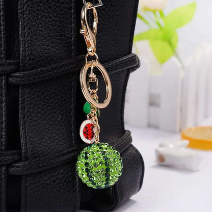 Crystal Watermelon Bag Charm - Uniquely You Online - Bag Charm