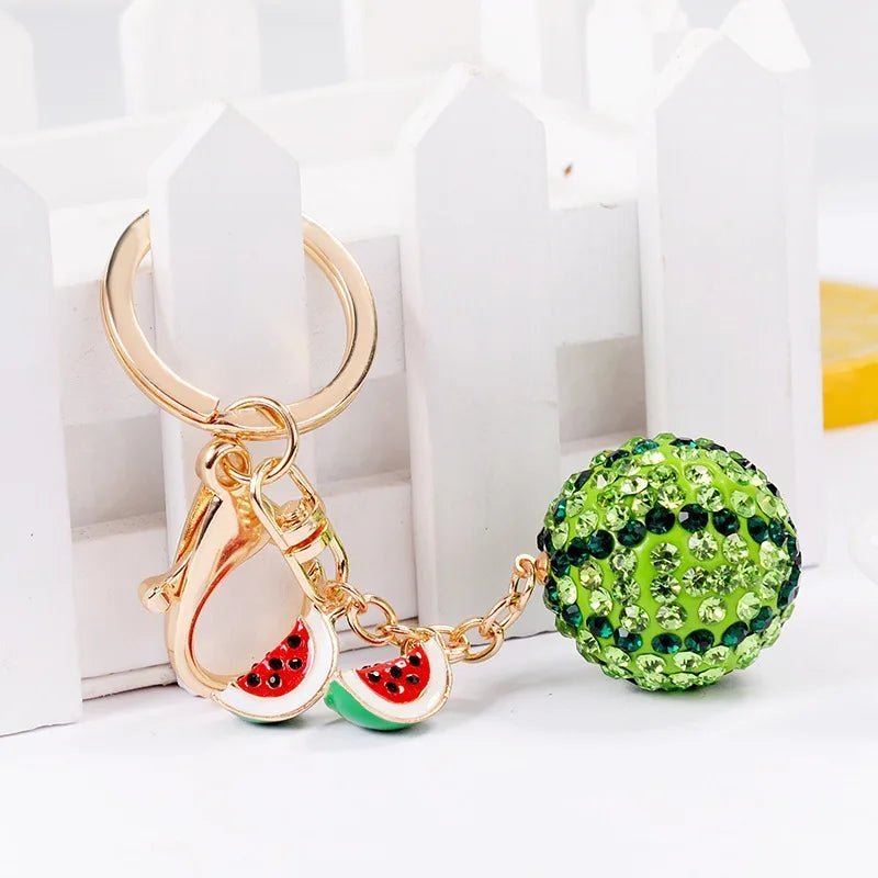 Crystal Watermelon Bag Charm - Uniquely You Online - Bag Charm