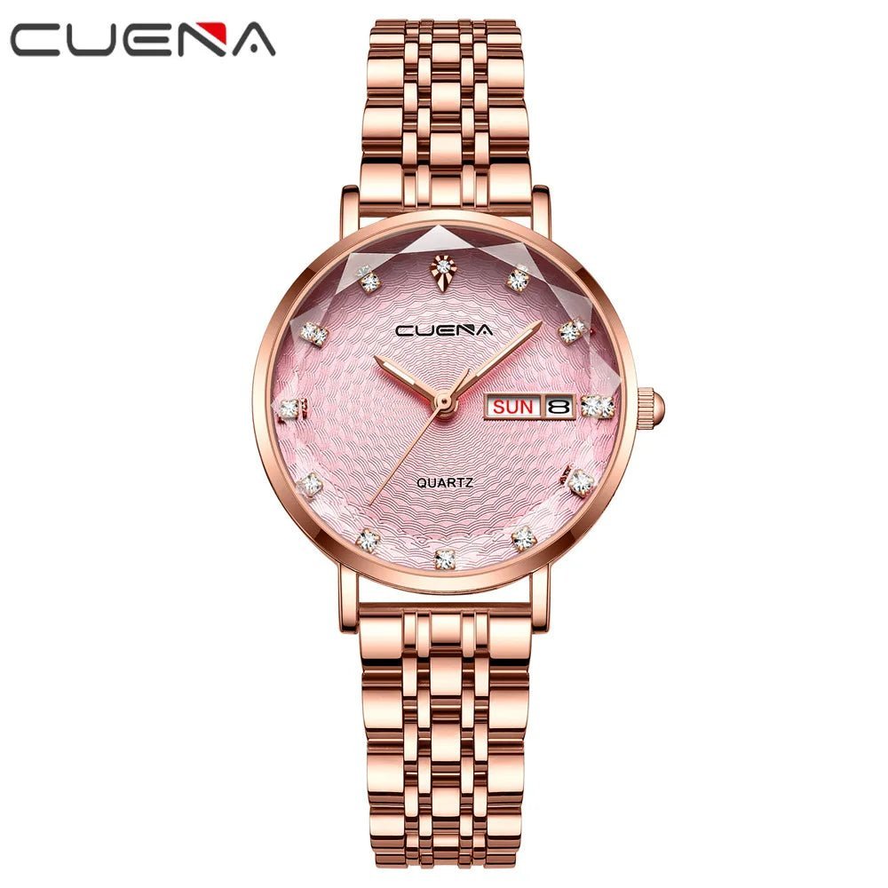 Cuena 6002 Date Bracelet Watch - Uniquely You Online - Watch