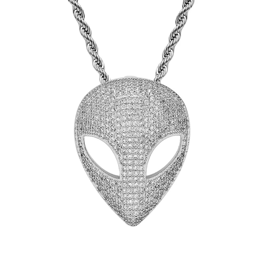 CZ Alien Pendant with Necklace - Uniquely You Online - Pendant with Necklace