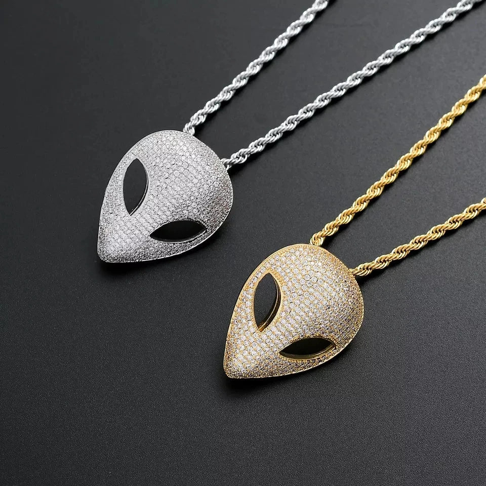 CZ Alien Pendant with Necklace - Uniquely You Online - Pendant with Necklace