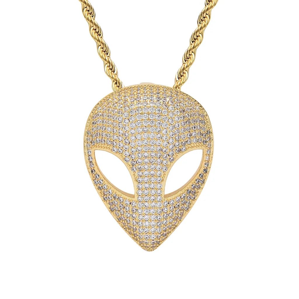 CZ Alien Pendant with Necklace - Uniquely You Online - Pendant with Necklace