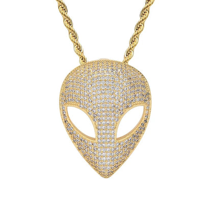 CZ Alien Pendant with Necklace - Uniquely You Online - Pendant with Necklace