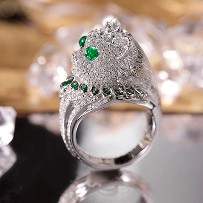 CZ Baby Owl Emerald Ring - Uniquely You Online - Ring