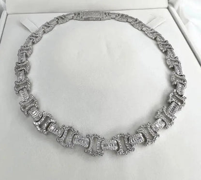 CZ Byzantine Necklace and Bracelet - Uniquely You Online - Chain and Bracelet