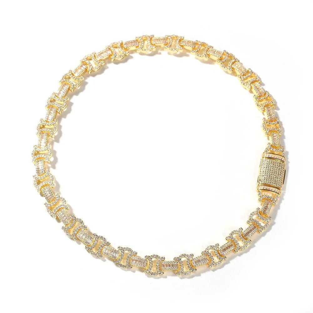 CZ Byzantine Necklace and Bracelet - Uniquely You Online - Chain and Bracelet