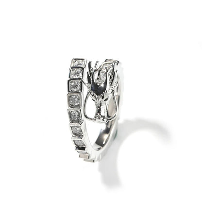 CZ Dragon Adjustable Wrap Ring - Uniquely You Online - Ring