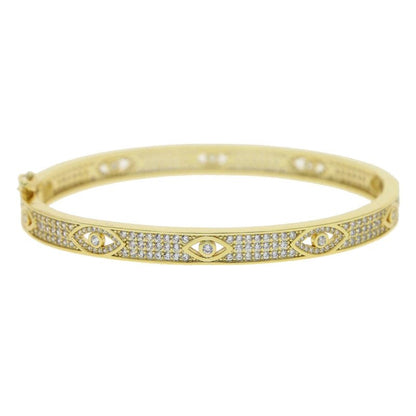 CZ Evil Eye Bangle - Uniquely You Online - Bracelet