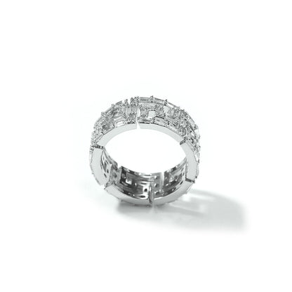 CZ Geometric Baguette Ring - Uniquely You Online - Ring