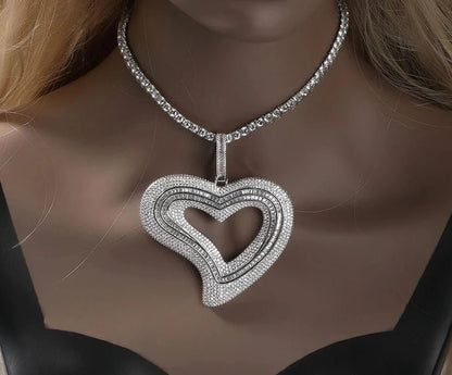 CZ Heart Pendant with Necklace - Uniquely You Online - Pendant with Necklace