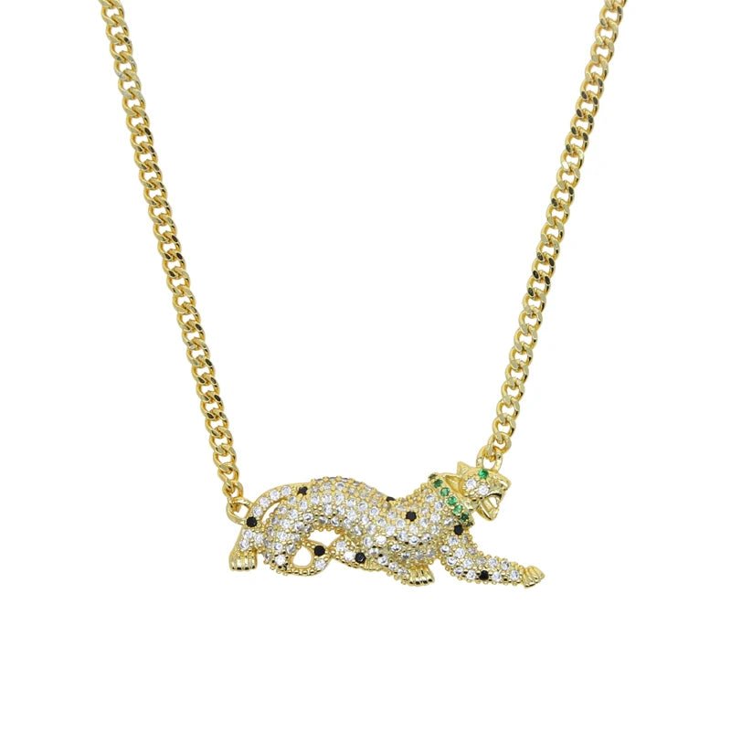 CZ Leopard Necklace - Uniquely You Online - Necklace