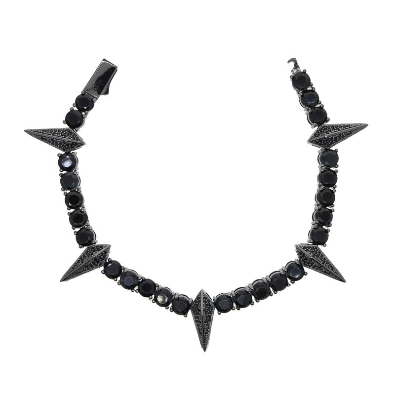 CZ Spike Charm Tennis Bracelet - Uniquely You Online - Bracelet