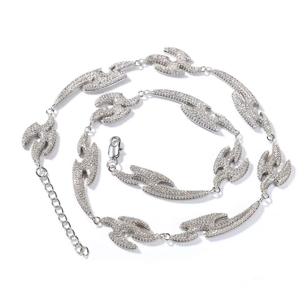 CZ Swallow Link Necklace - Uniquely You Online - Chains