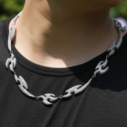 CZ Swallow Link Necklace - Uniquely You Online - Chains