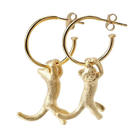 Dangling Cat Earring - Uniquely You Online - Earrings