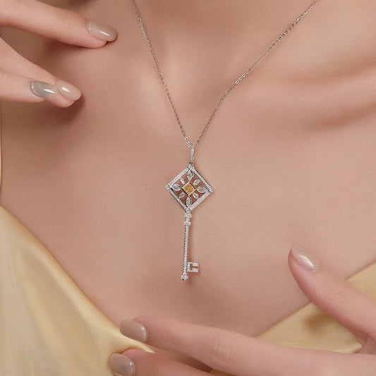 Diamond Key Pendant - Uniquely You Online - Pendant