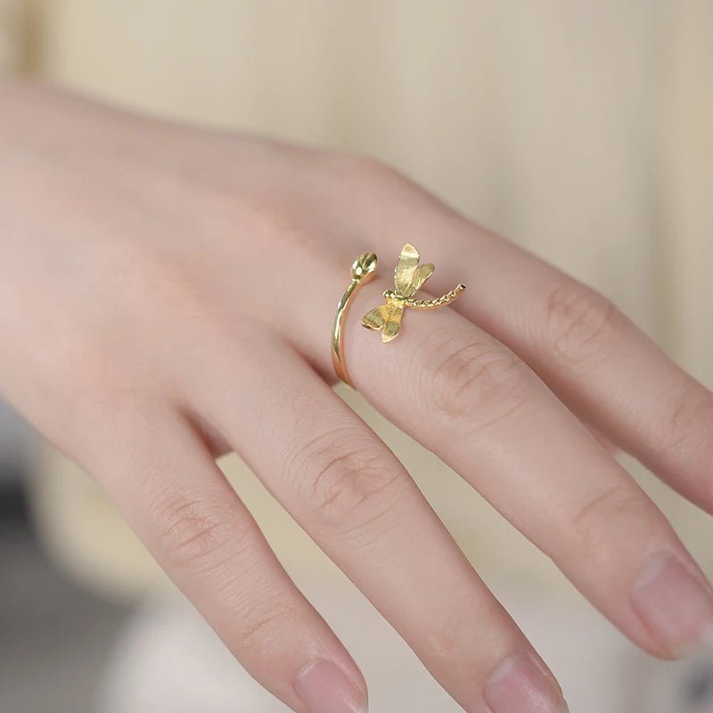 Dragonfly Wrap Ring - Uniquely You Online - Ring