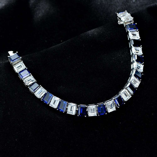 Emerald Cut CZ Tennis Bracelet - Uniquely You Online - Bracelet