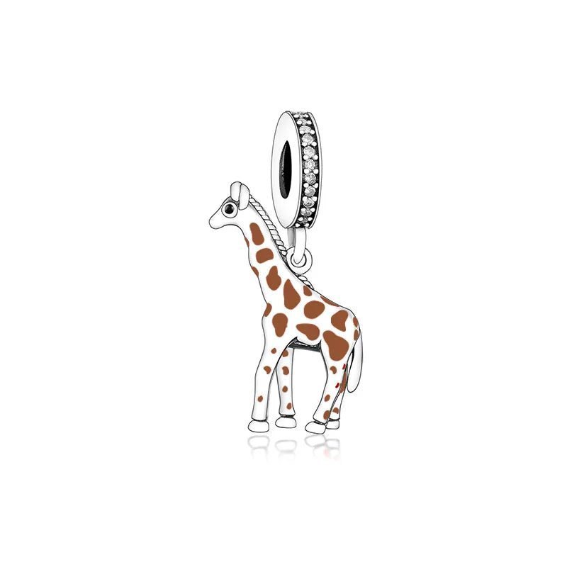 Enamel Giraffe Charm - Uniquely You Online - Charms