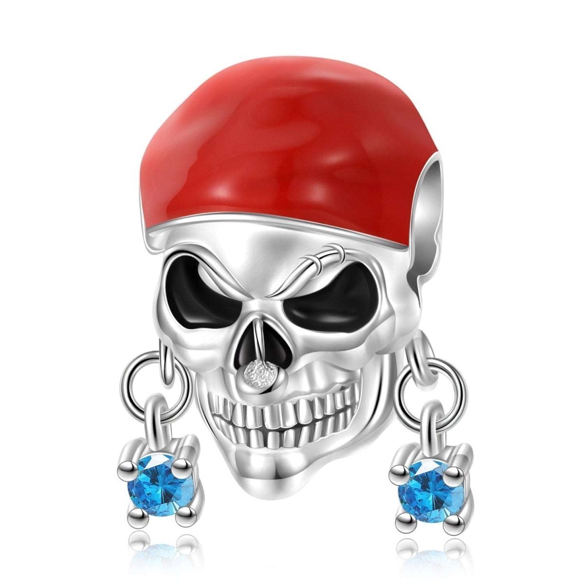 Enamel Skull Cartoon Charms - Uniquely You Online - Charms