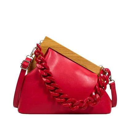 F-Clip Chain Clutch - Uniquely You Online - Handbag