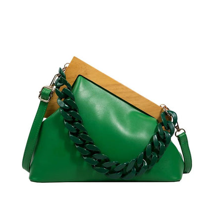 F-Clip Chain Clutch - Uniquely You Online - Handbag