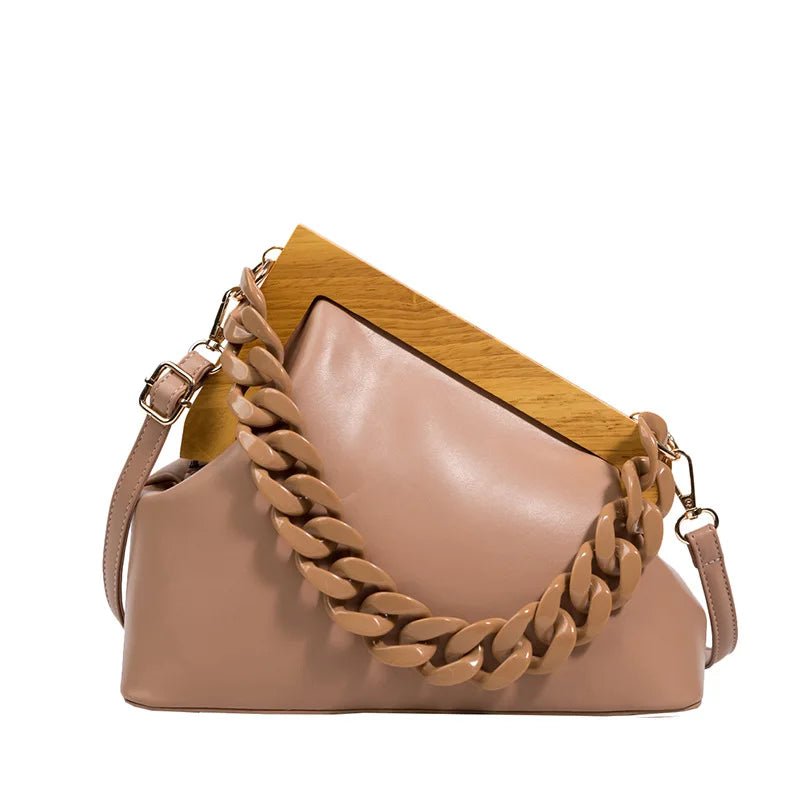 F-Clip Chain Clutch - Uniquely You Online - Handbag