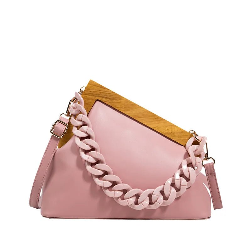 F-Clip Chain Clutch - Uniquely You Online - Handbag