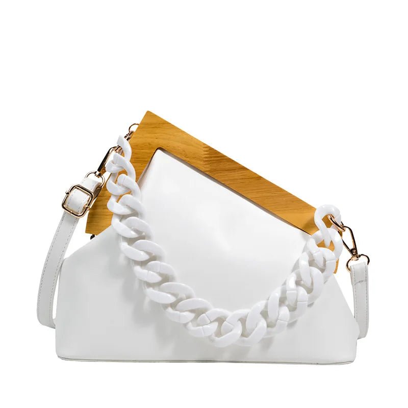 F-Clip Chain Clutch - Uniquely You Online - Handbag