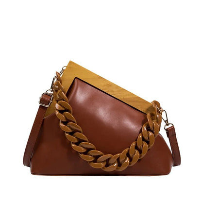 F-Clip Chain Clutch - Uniquely You Online - Handbag