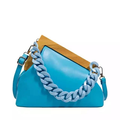 F-Clip Chain Clutch - Uniquely You Online - Handbag