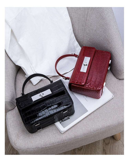 Faux Crocodile Pattern Leather Bag - Uniquely You Online - Handbag