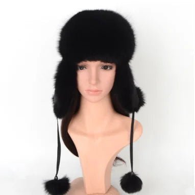 Faux Fur Fluffy Pom Hat - Uniquely You Online - Hat