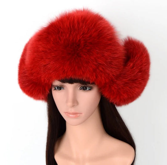 Faux Fur Fluffy Pom Hat - Uniquely You Online - Hat