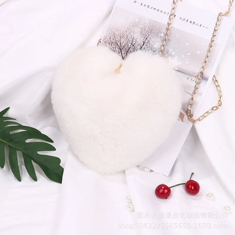 Faux Fur Love Bag - Uniquely You Online - Handbag