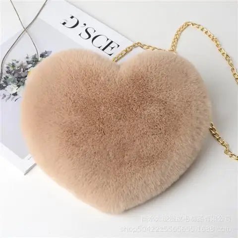 Faux Fur Love Bag - Uniquely You Online - Handbag