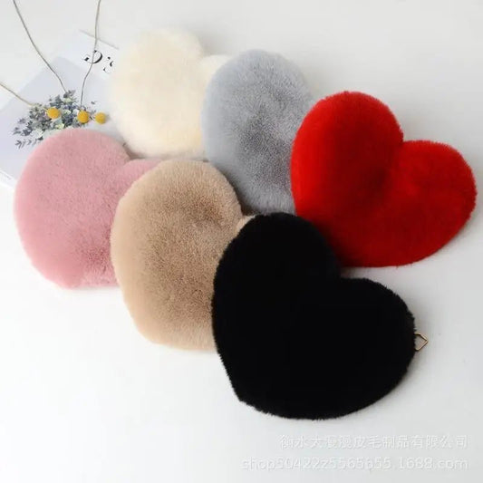 Faux Fur Love Bag - Uniquely You Online - Handbag