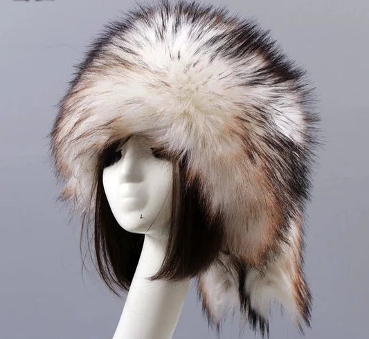 Faux Fur Racoon Tail Hat - Uniquely You Online - Hat