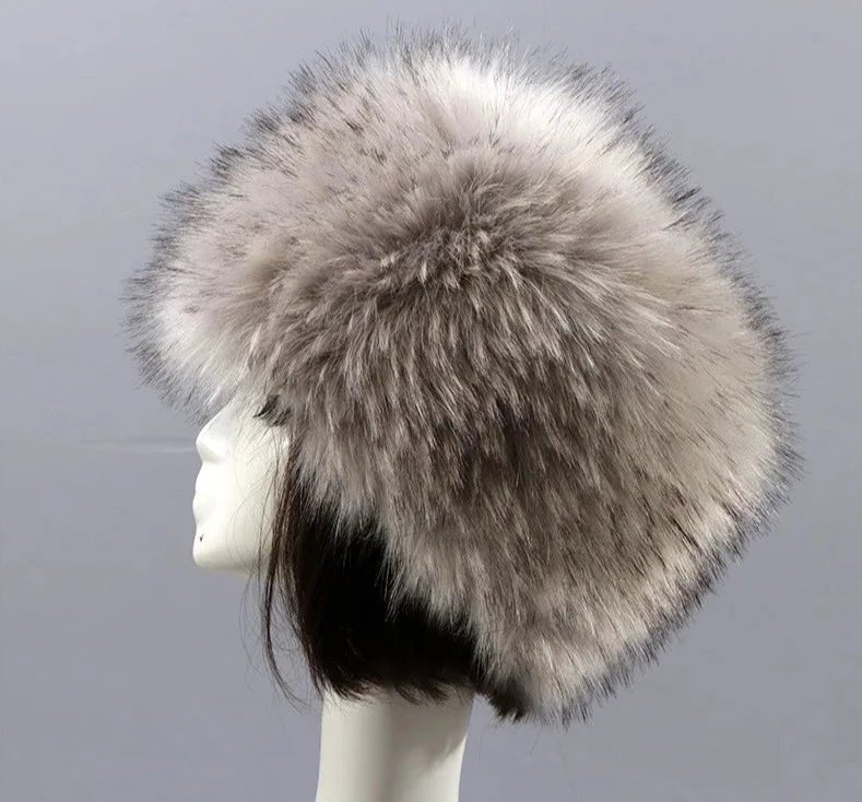 Faux Fur Racoon Tail Hat - Uniquely You Online - Hat