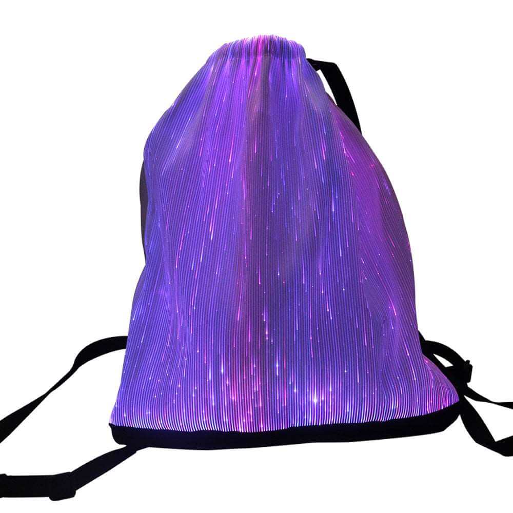 Fiber Optic Drawstring Bag - Uniquely You Online - Backpack