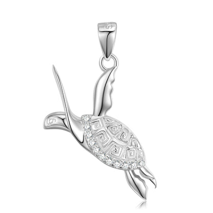 Fluttering Tortoise Pendant and Necklace - Uniquely You Online - Pendant and Necklace