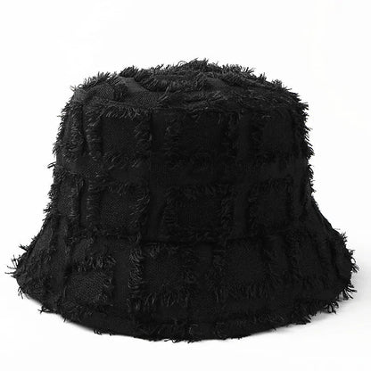 Frayed Plaid Bucket Hat - Uniquely You Online - Hat