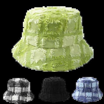 Frayed Plaid Bucket Hat - Uniquely You Online - Hat