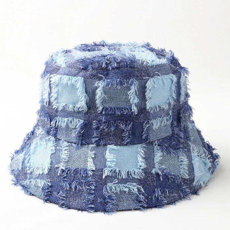 Frayed Plaid Bucket Hat - Uniquely You Online - Hat