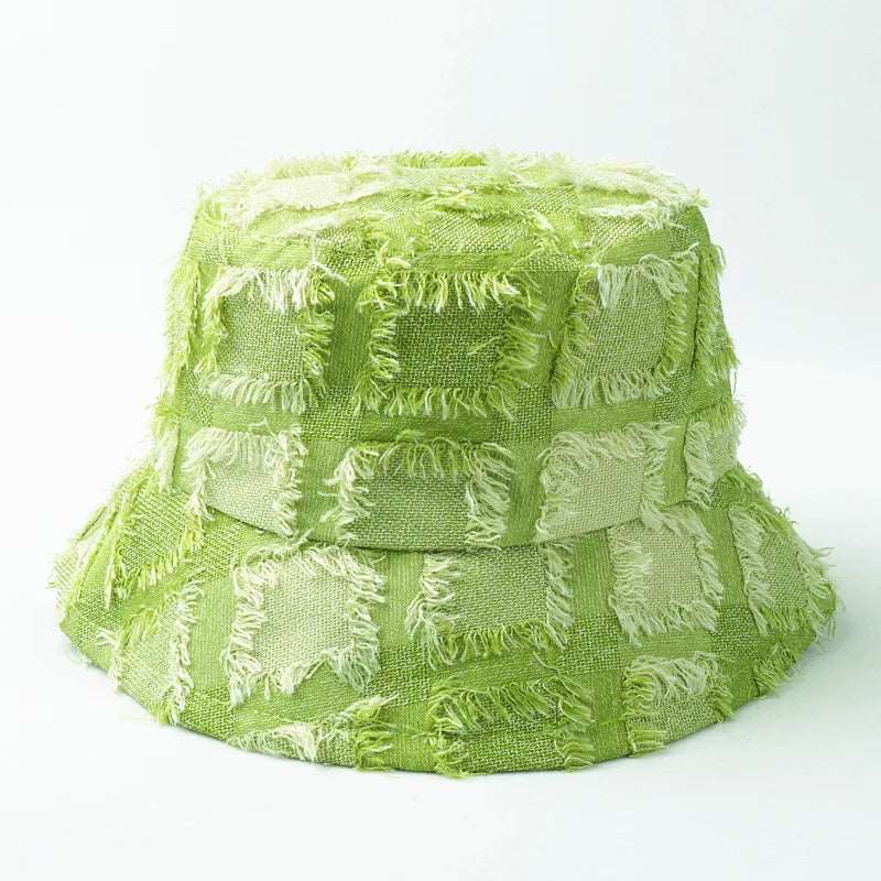 Frayed Plaid Bucket Hat - Uniquely You Online - Hat