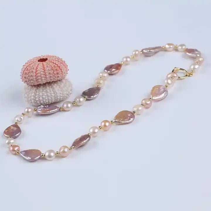 Freshwater Pearl Drops Jewelry Set - Uniquely You Online - Chain and Bracelet