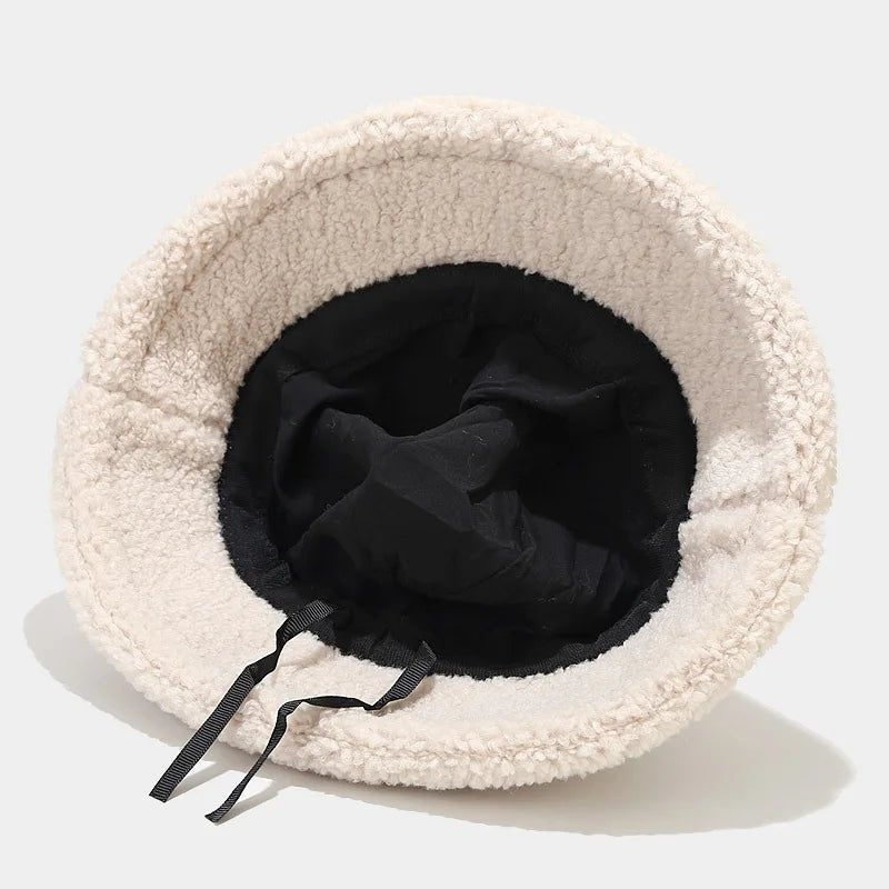 Furry Bear Plain Sherpa Bucket Hat - Uniquely You Online - Hat