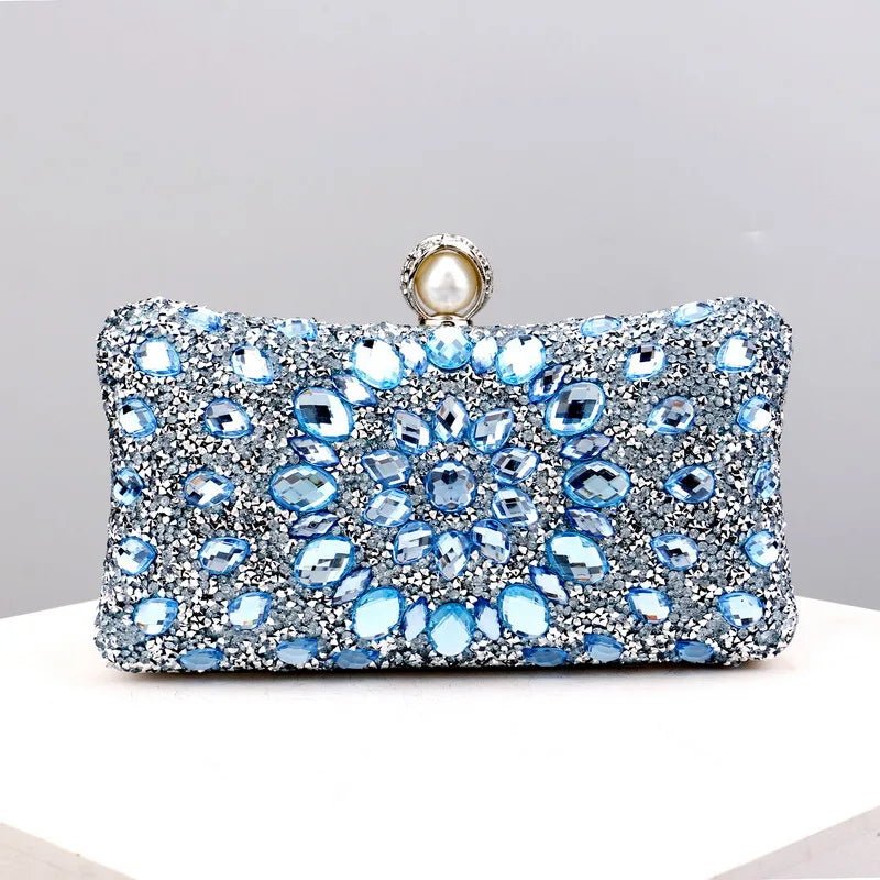 Gemstone Crystal Clutch - Uniquely You Online - Clutch