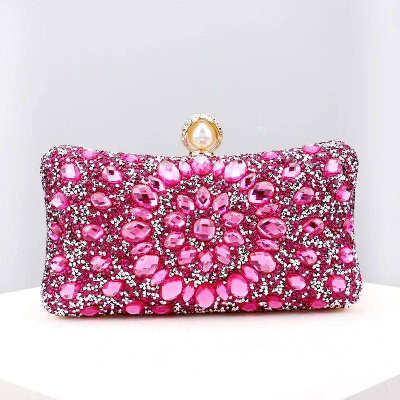 Gemstone Crystal Clutch - Uniquely You Online - Clutch